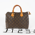 Louis Vuitton Monogram Speedy 30 Boston Handbag Brown Canvas M41526 07E067040029