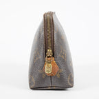 Louis Vuitton M47515 Pochette Cosmetique Monogram Brown Canvas Used 08A07715003