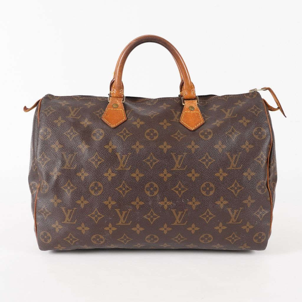 Authentic Louis Vuitton Monogram Speedy 35 M41524 Handbag VINTAGE 02E325777225