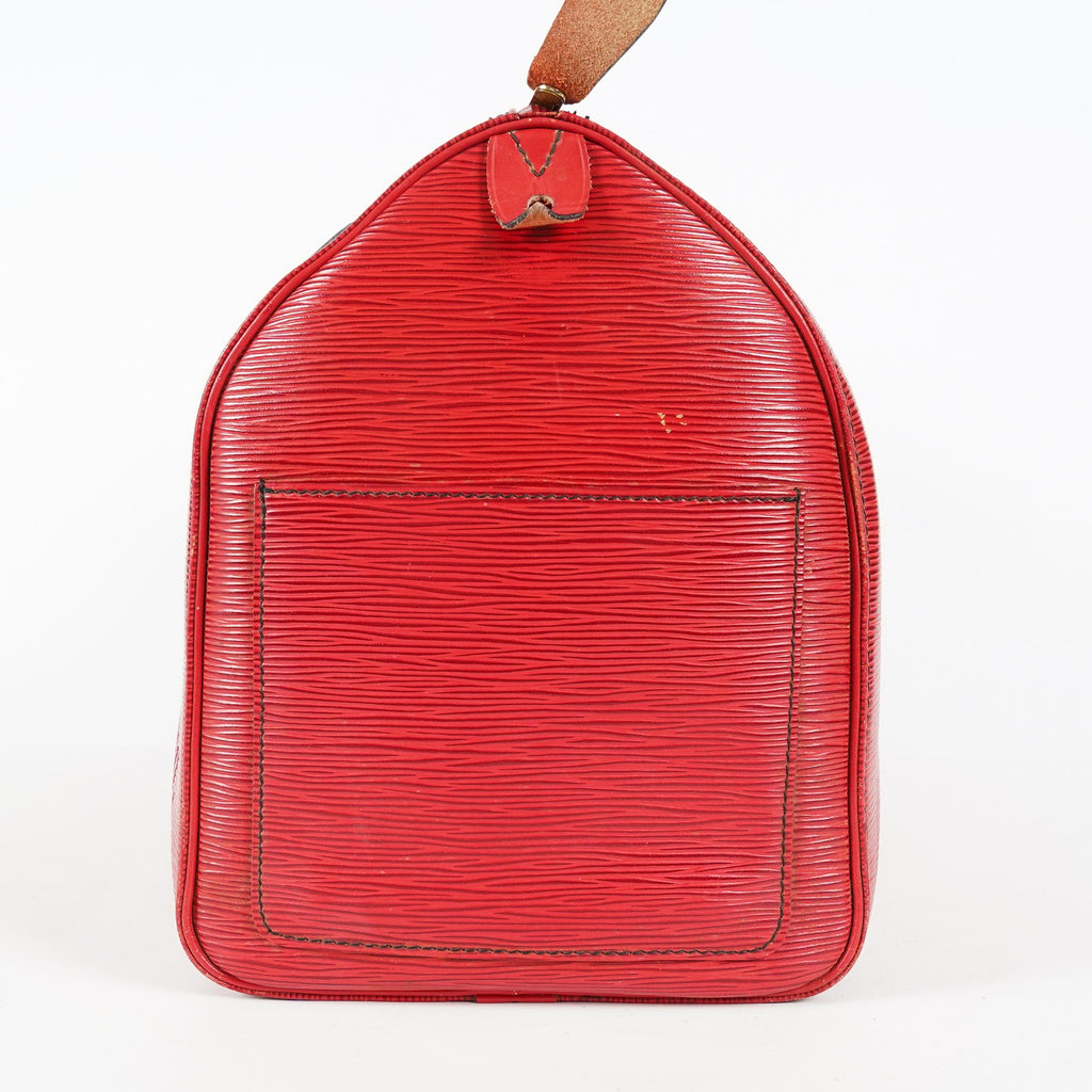 Louis Vuitton Speedy 40 M42987 Epi Leather Red Used Handbag 02E024576025