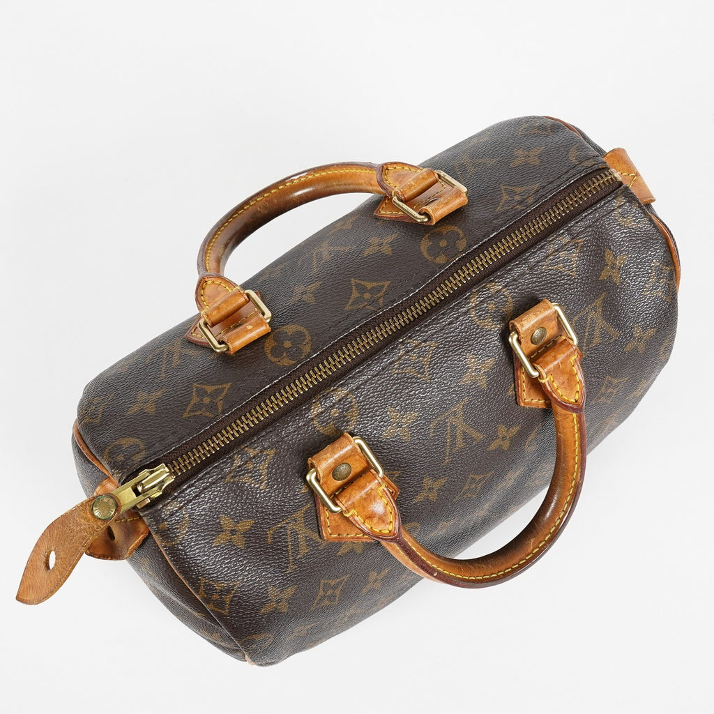 Louis Vuitton Monogram Speedy 25 Brown Canvas Handbag Used M41528 07A256978431