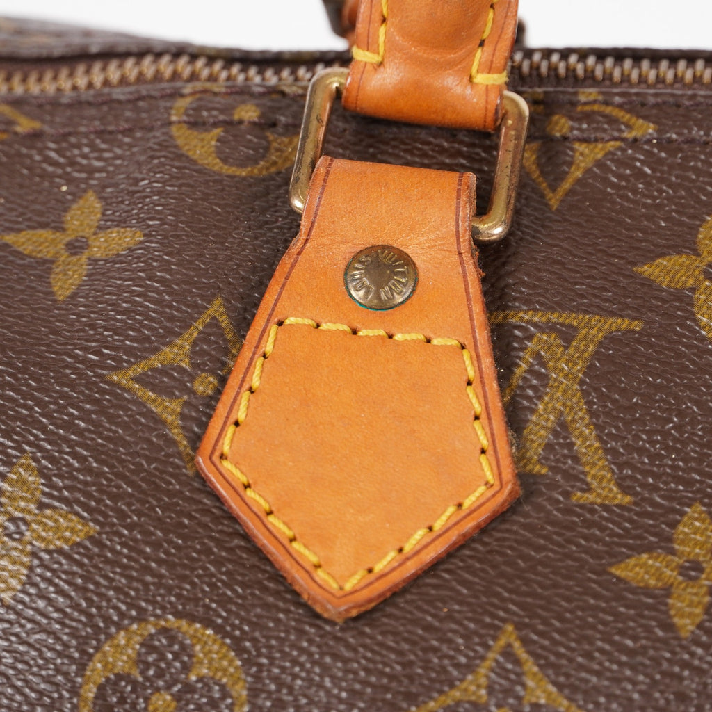 Authentic Louis Vuitton Monogram Speedy 35 M41524 vintage Handbag 05E216160013