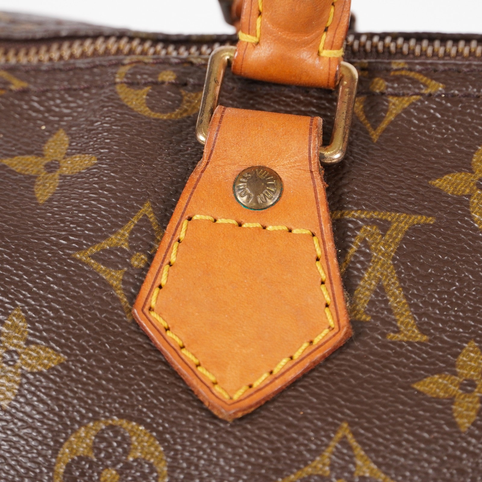 Authentic Louis Vuitton Monogram Speedy 35 M41524 vintage Handbag 05E216160013