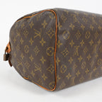 Louis Vuitton Speedy 35 M41524 Monogram Canvas Hand Bag Brown Used 07E103850017