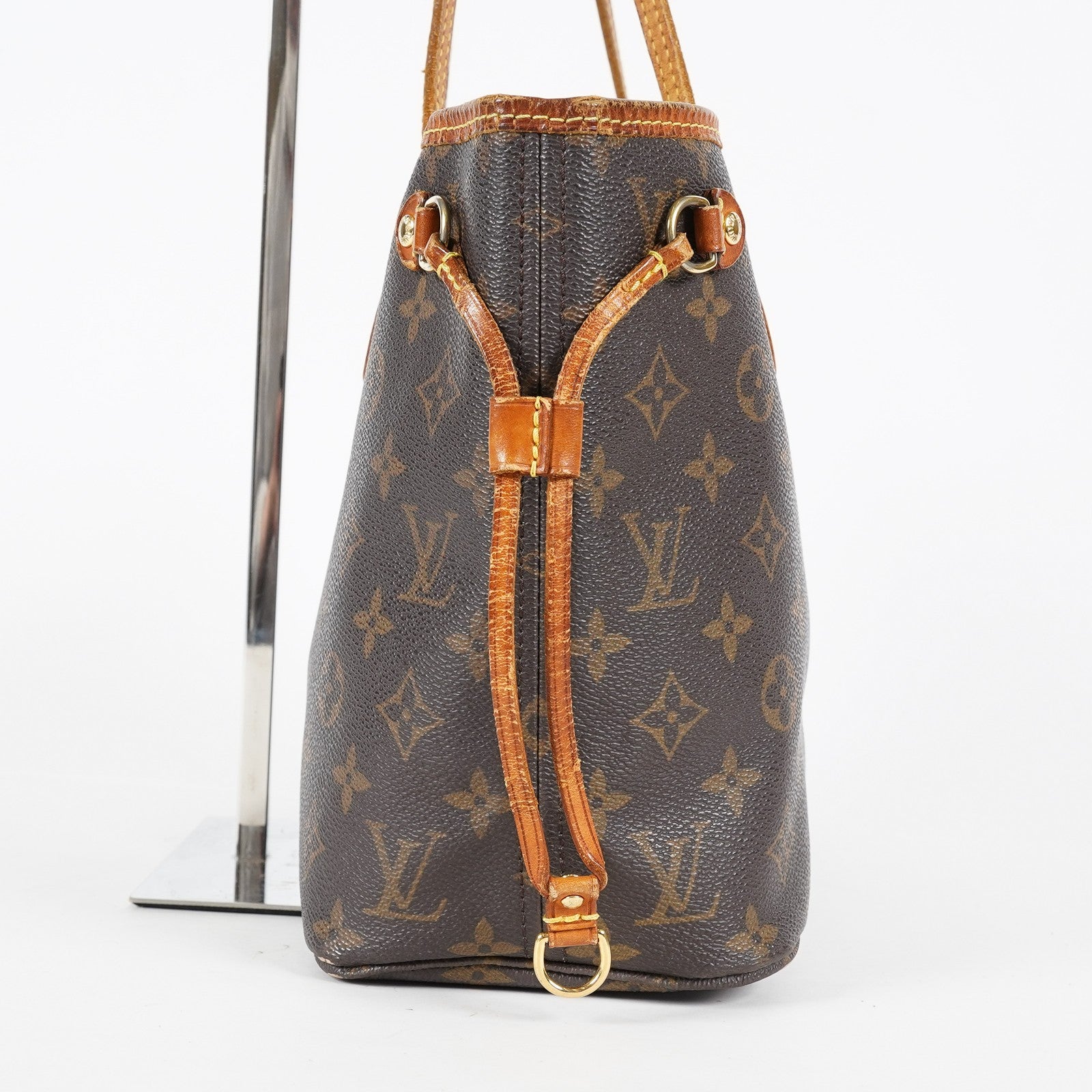 Louis Vuitton Neverfull PM M40155 Monogram Canvas Brown Tote Used 08A306406403