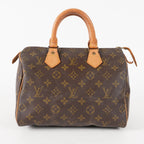 Authentic Louis Vuitton Monogram Speedy 25 Handbag  M41528 vintage 03E4910120011