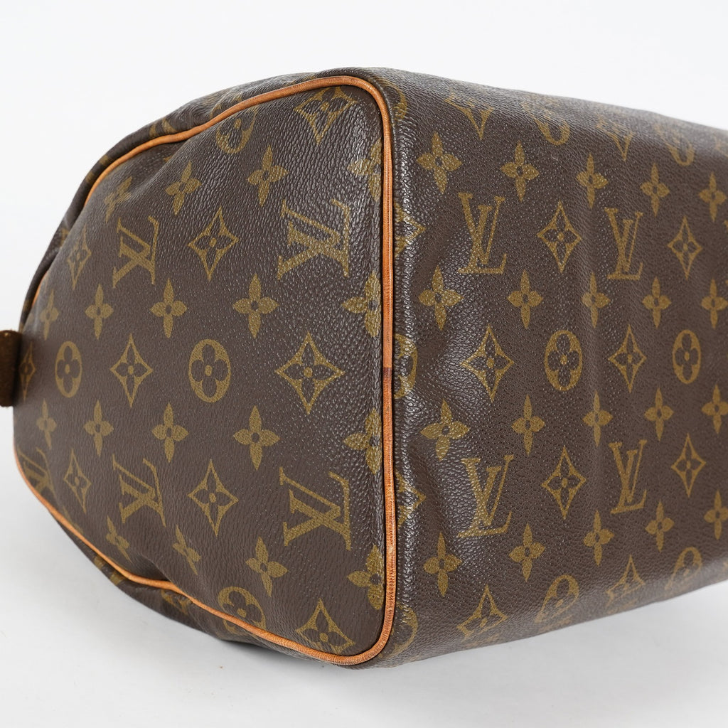 Louis Vuitton Monogram Speedy 30 M41526 Brown Canvas Handbag 08A086006028