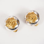 CHANEL Earrings Coco Mark CC Gold Tone Logo Medal Round Coin 05E601870016