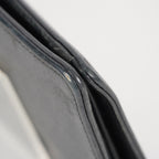 Vintage CHANEL Leather Black Bifold Wallet Classic Purse 05E412310016
