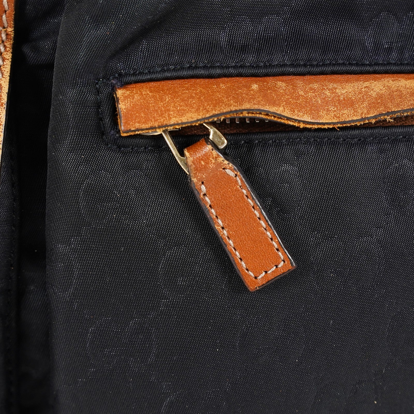 Gucci GG Canvas Sherry Line Belt Bag Waist Pouch 28cm Black Used 08E252200007