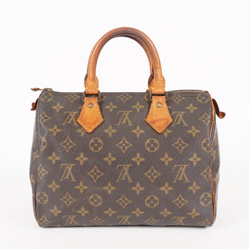 Authentic Louis Vuitton Monogram Speedy 25 Handbag vintage M41528 06E546578003