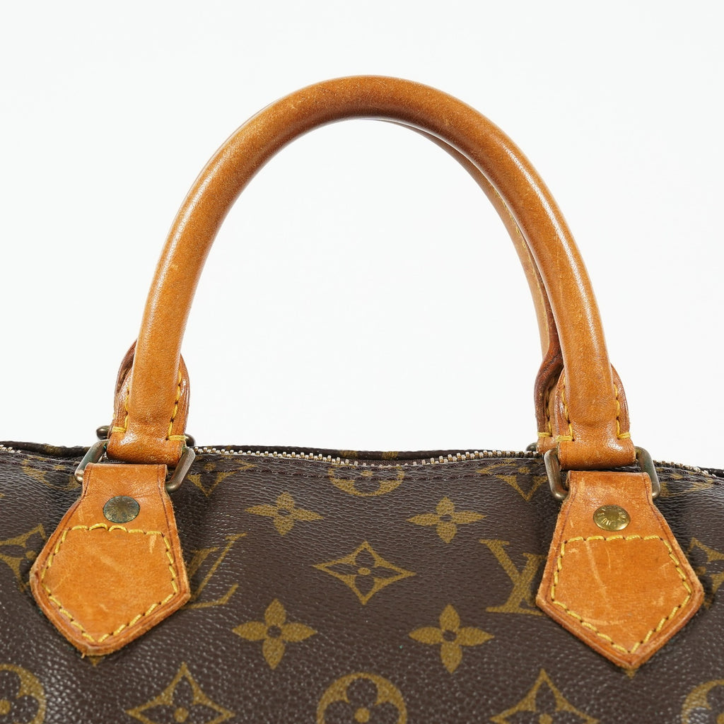 Louis Vuitton Speedy 35 M41524 Monogram Canvas Brown Used Handbag 04A295948807
