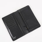 Vintage CHANEL Leather Black Bifold Wallet Classic Purse 05E412310016