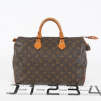 Louis Vuitton Speedy 35 M41524 Monogram Canvas Brown Used Hand Bag 07A235148031