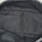 Gucci GG Canvas Boat Pochette Accessory Pouch Bag Gray Black Used 08E012530012