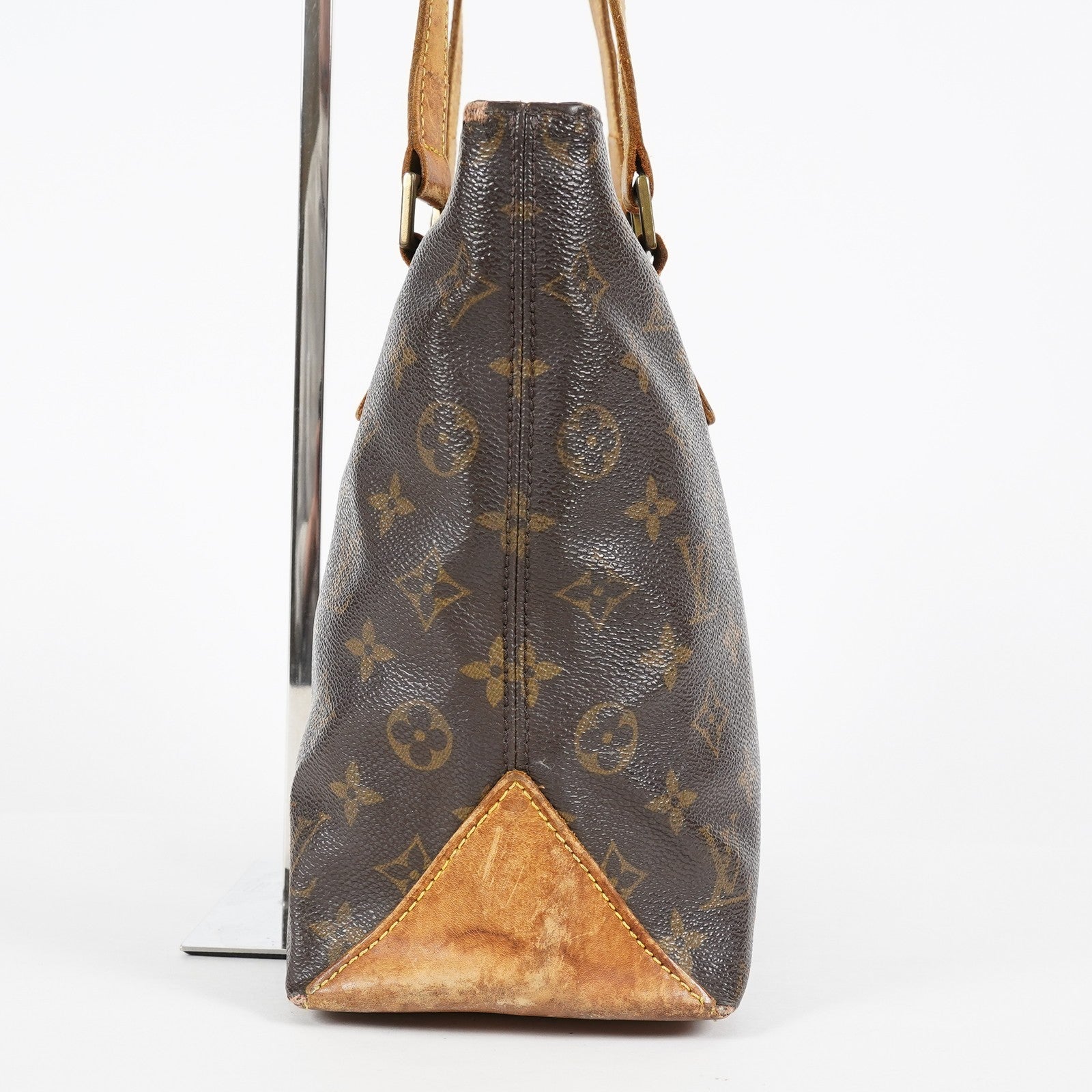 Louis Vuitton Cabas Piano Tote M51148 Monogram Canvas Brown Used 08E072310008