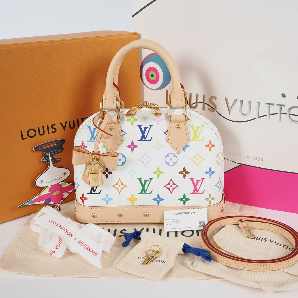 Louis Vuitton x Takashi Murakami 2025 Alma BB Purse Multicolor 04M0145000017