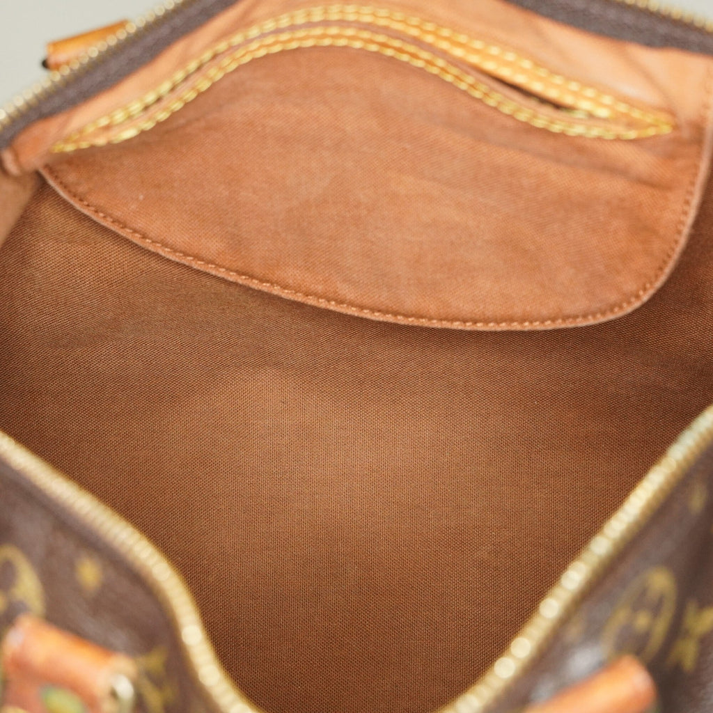 Louis Vuitton Monogram Speedy 30 Boston Handbag Brown Canvas M41526 07E124070030