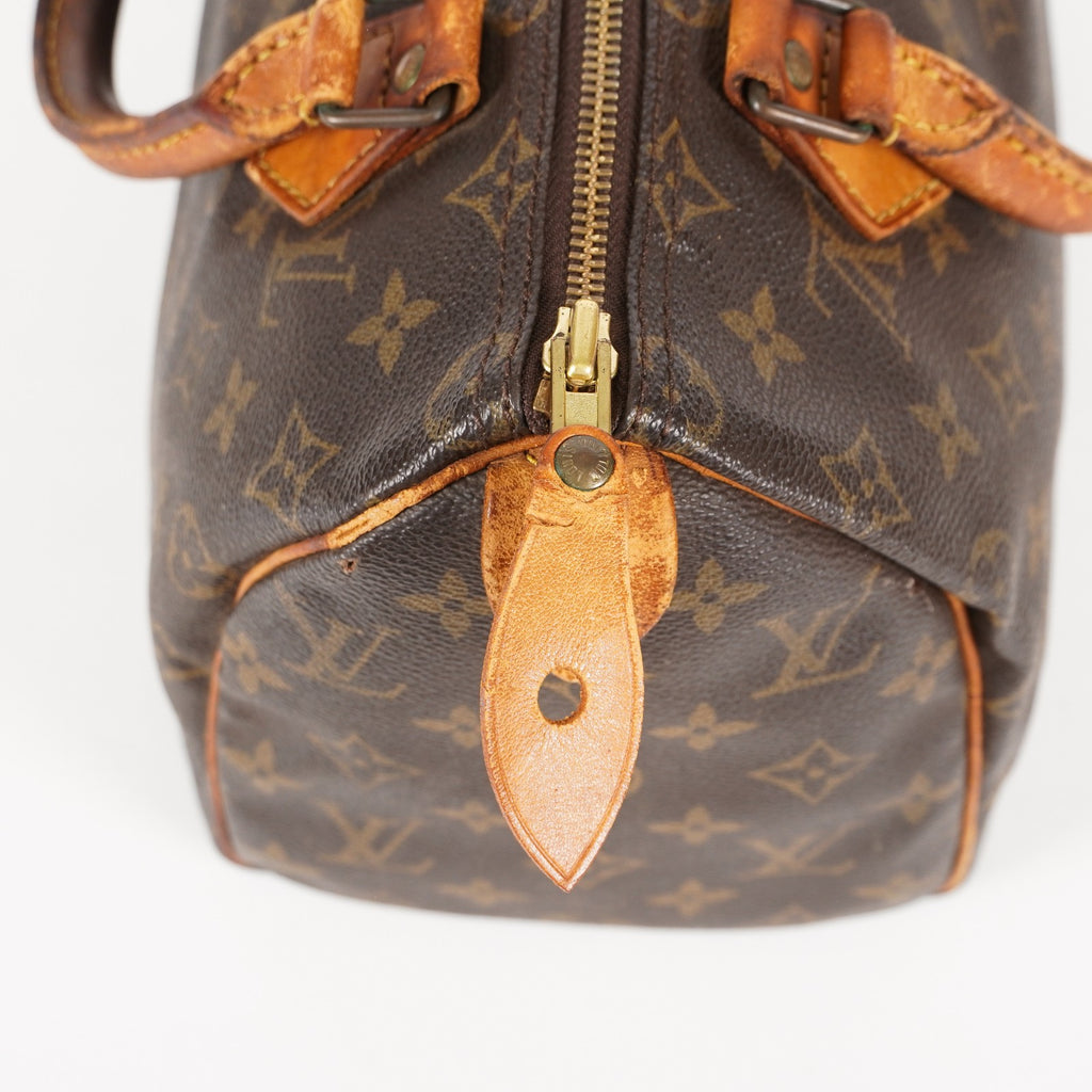 Authentic Louis Vuitton Monogram Speedy 25 Handbag vintage M41528 06E554804803
