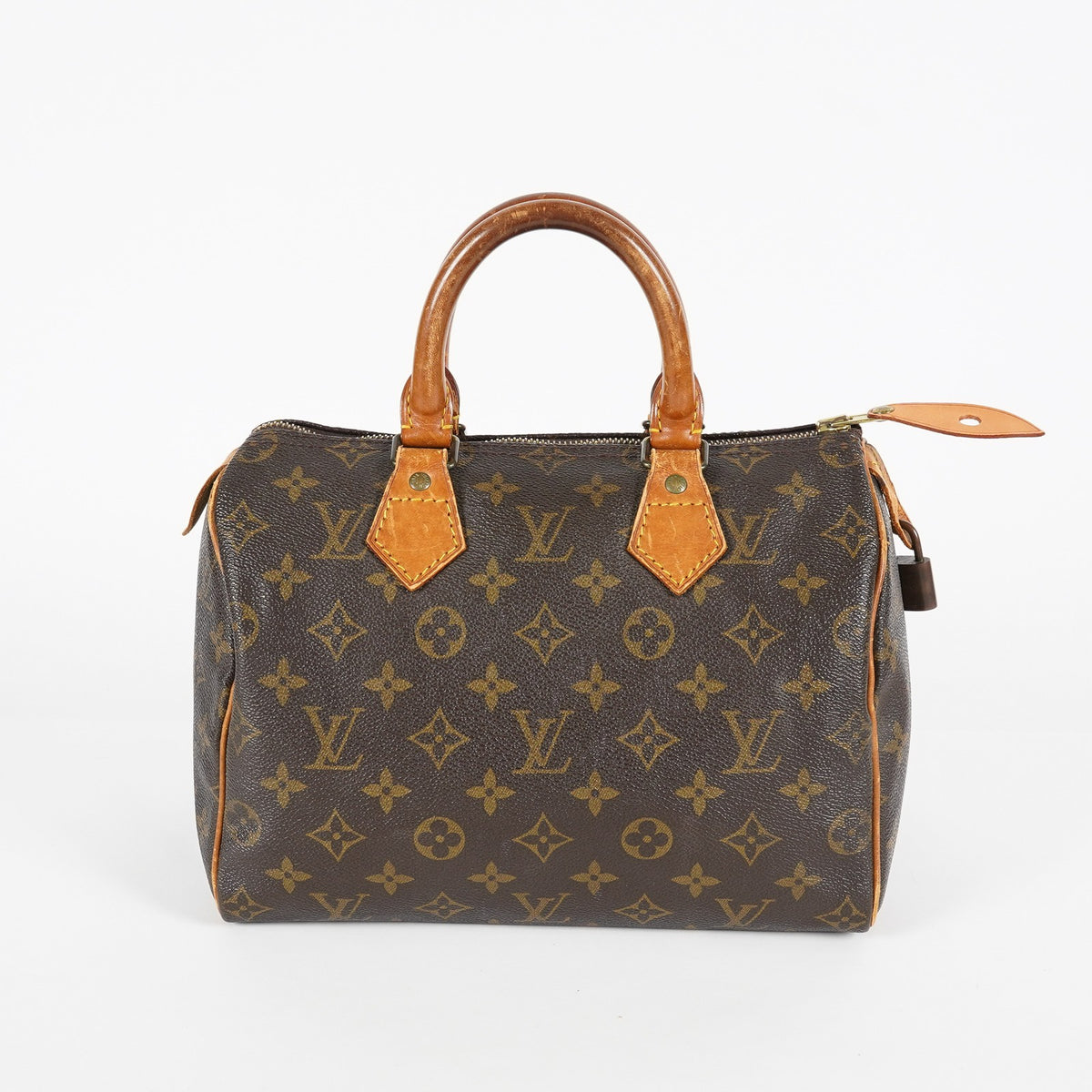 Louis Vuitton Monogram Speedy 25 Boston Handbag Brown M41528 08E176600020