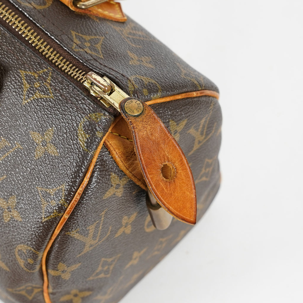 Louis Vuitton Speedy 25 M41528 Monogram Canvas Brown Used Handbag 09M346344808