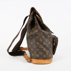 Louis Vuitton M51135 Monogram Montsouris GM Backpack Brown Used 07E074730027