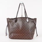 Louis Vuitton Neverfull MM Damier Ebene Red Interior Tote 05E053410016