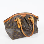 Louis Vuitton Monogram Tivoli M40143 Used Brown Canvas Handbag Tote 08E114510002