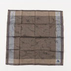 LUXURY CELINE BANDANA / HANDKERCHIEF Brown Women XY205