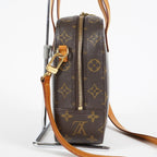 Louis Vuitton Spontini M47500 Monogram Canvas 2way Handbag Brown 08E073190020