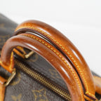 Louis Vuitton Speedy 25 M41528 Monogram Canvas Brown Used Handbag 09M346344808