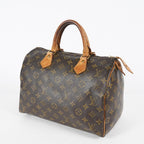 Louis Vuitton Speedy 30 M41526 Monogram Canvas Hand Boston Bag Used 08E135060007