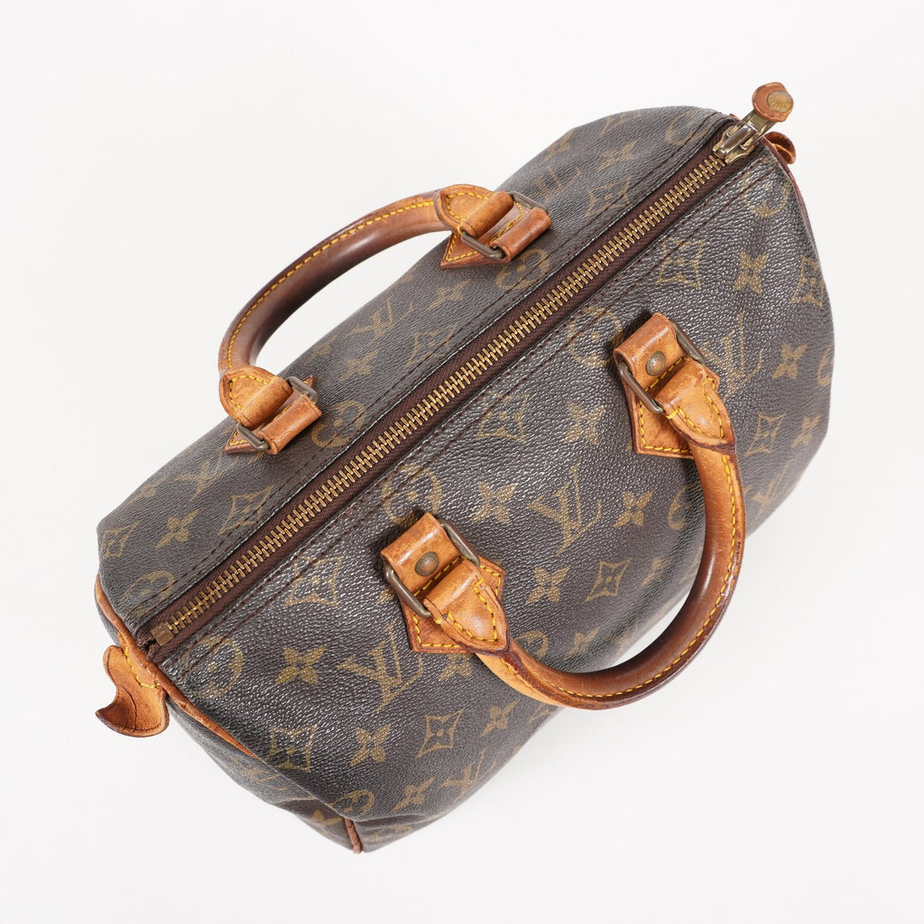 Authentic Louis Vuitton Monogram Speedy 25 Handbag vintage M41528 06E546578003