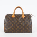 Louis Vuitton Speedy 30 Monogram Canvas Handbag Boston Bag M41526 08E018580025
