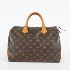 Louis Vuitton Speedy 30 Monogram Canvas Handbag Boston Bag M41526 08E018580025