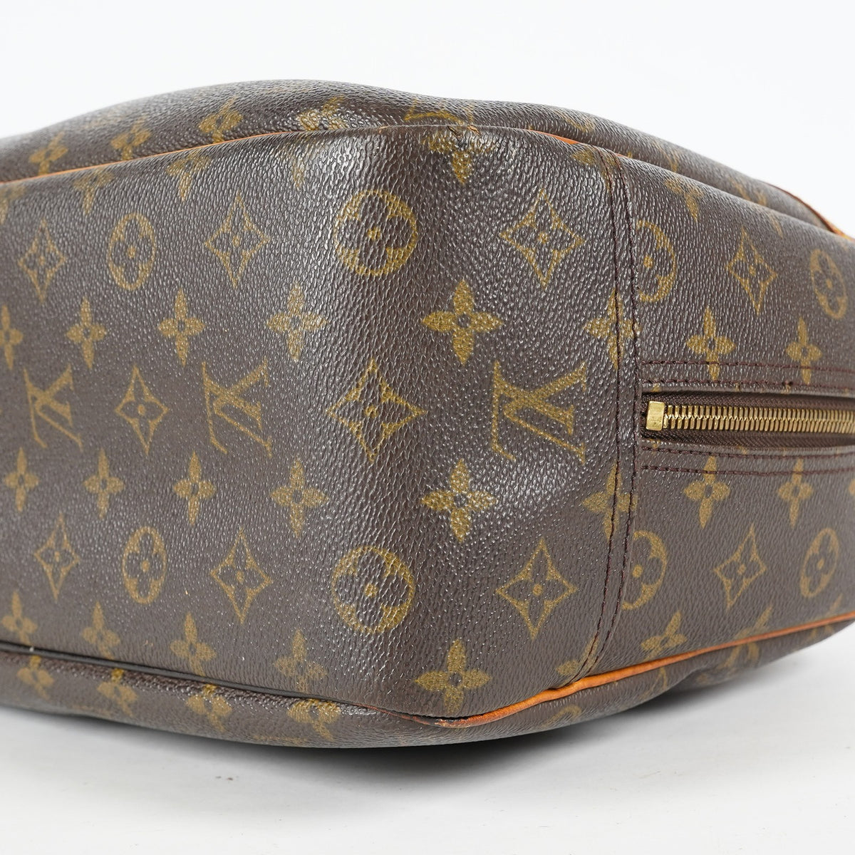 Louis Vuitton Deauville M47270 Monogram Canvas Brown Used Handbag 09M452945808