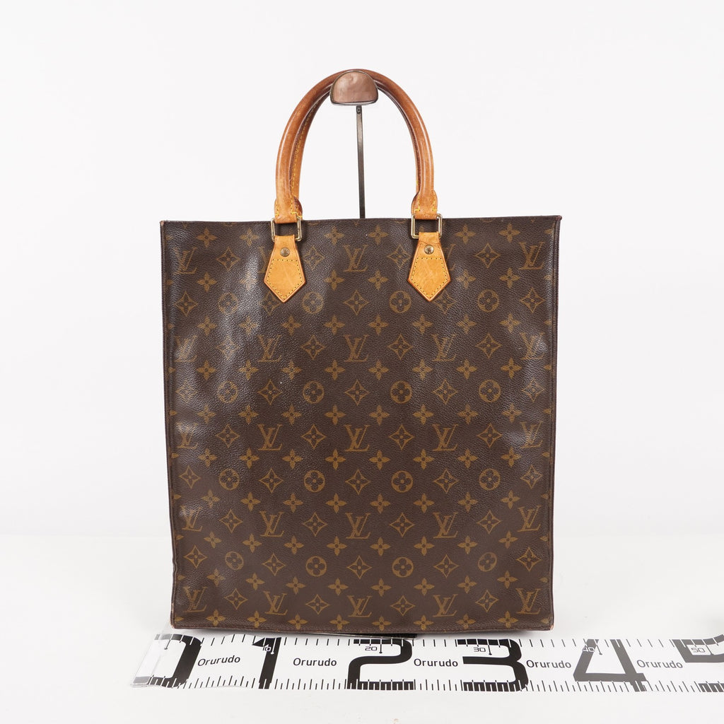 LOUIS VUITTON Sac Plat Handbag Monogram Canvas Brown M51140 06E441980004