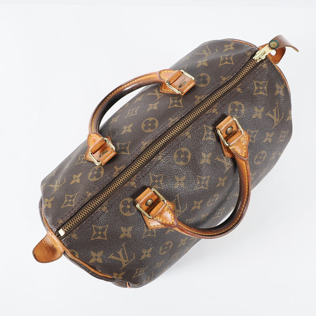 Authentic Louis Vuitton Monogram Speedy 30 M41526 Handbag vintage 03A266177627