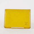 LOUIS VUITTON SARAH PORTE FEUILLE YELLOW OCHRE EPI LEATHER LONG WALLET XY216