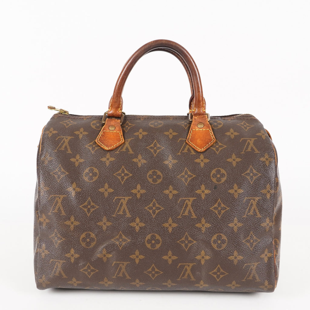 Authentic Louis Vuitton Monogram Speedy 30 Handbag vintage M41526 06E373520002