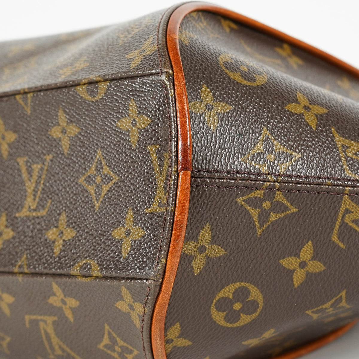 Louis Vuitton Ellipse MM M51126 Monogram Canvas Brown Used Handbag 09A053775209