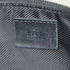 Gucci GG Canvas Boat Pochette Black Shoulder Pouch Bag Vintage Used 08E052090002