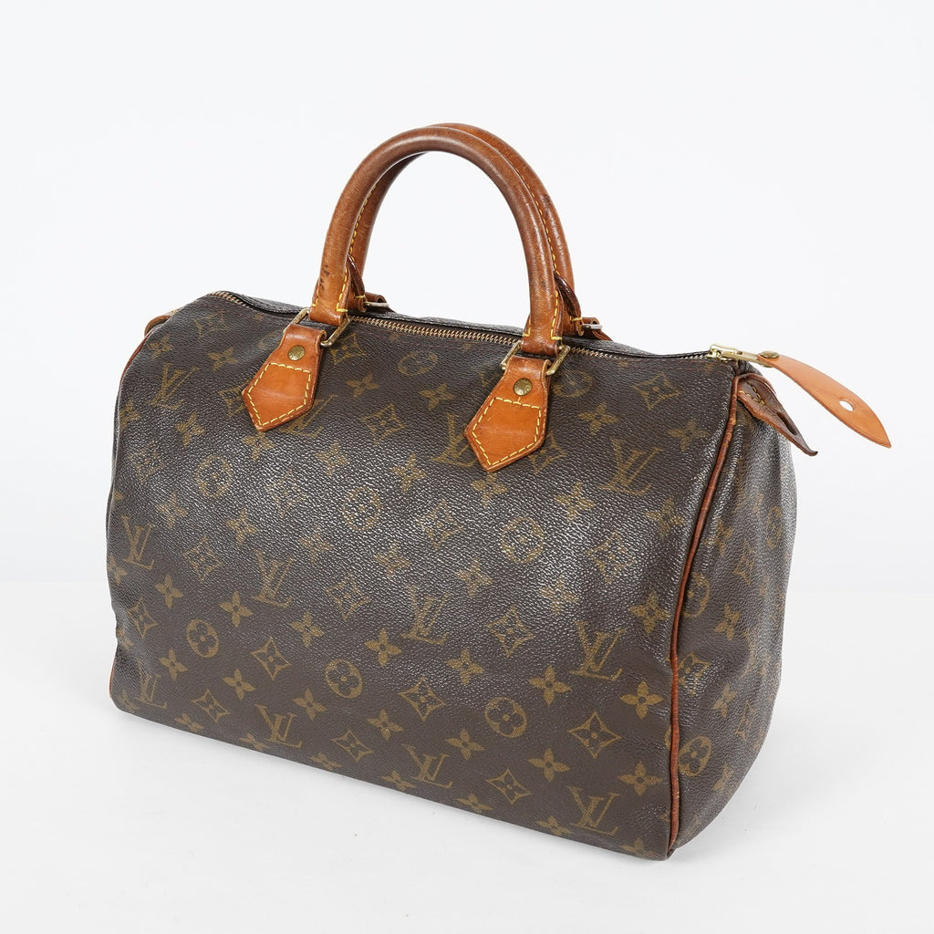 Louis Vuitton Speedy 30 M41526 Monogram Canvas Handbag Boston Bag 08A224347228