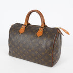 Louis Vuitton Speedy 30 M41526 Monogram Canvas Handbag Boston Bag 08A224347228