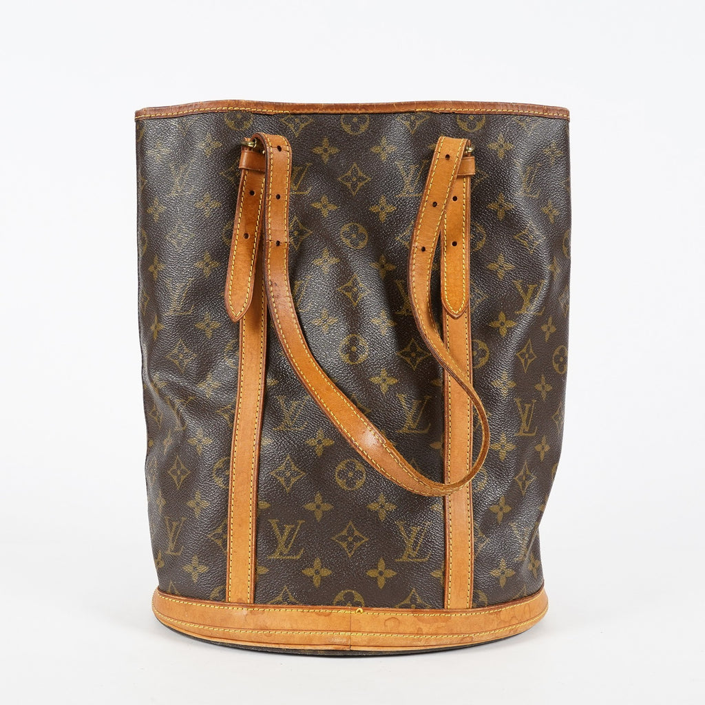 Louis Vuitton Monogram Bucket GM Shoulder Tote Bag Brown M42236 07E191760017