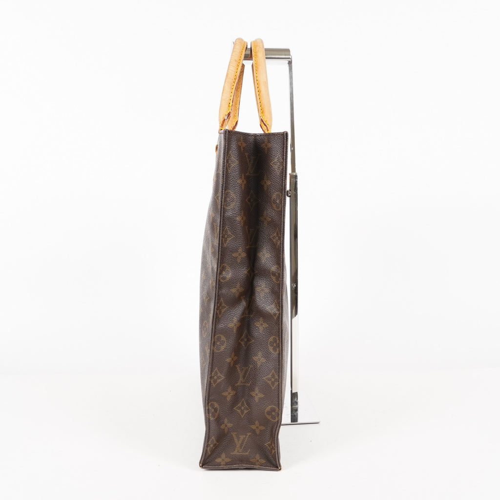 LOUIS VUITTON Sac Plat Handbag Monogram Canvas Brown M51140 06E092310012