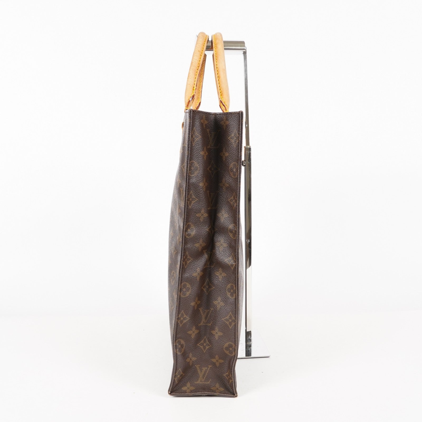 LOUIS VUITTON Sac Plat Handbag Monogram Canvas Brown M51140 06E092310012