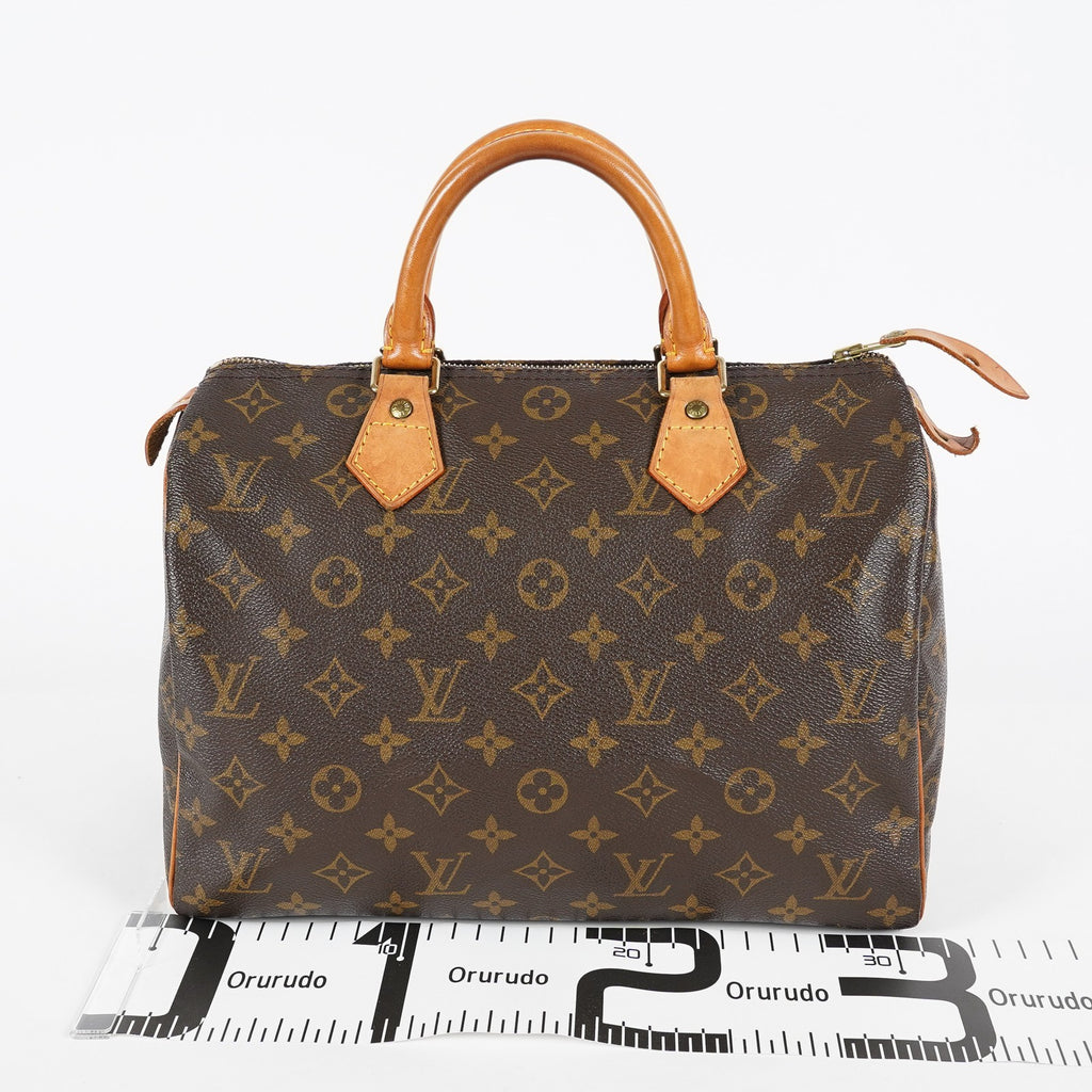 Louis Vuitton Speedy 30 Monogram Canvas Brown Hand Bag Used M41526 07A037035614