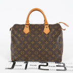 Louis Vuitton Speedy 30 Monogram Canvas Brown Hand Bag Used M41526 07A037035614