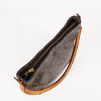 LOUIS VUITTON Looping GM Shoulder Bag Monogram Leather Brown M51145 05E053465029